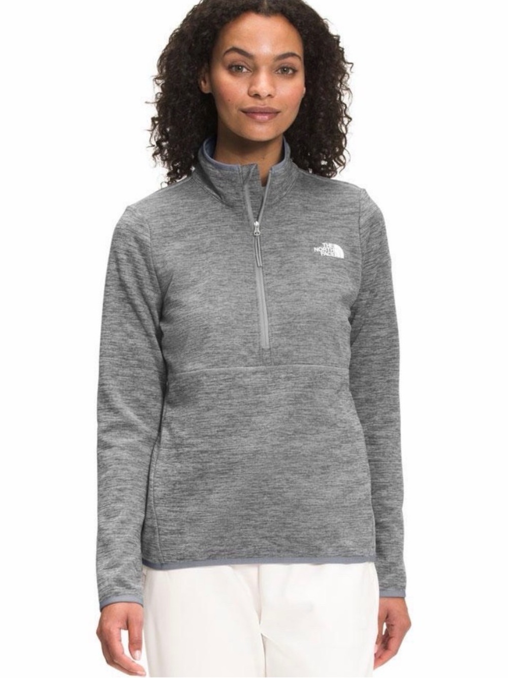 The North Face Canyonlands 1/4 Zip Women’s M Gray Performance Pullover